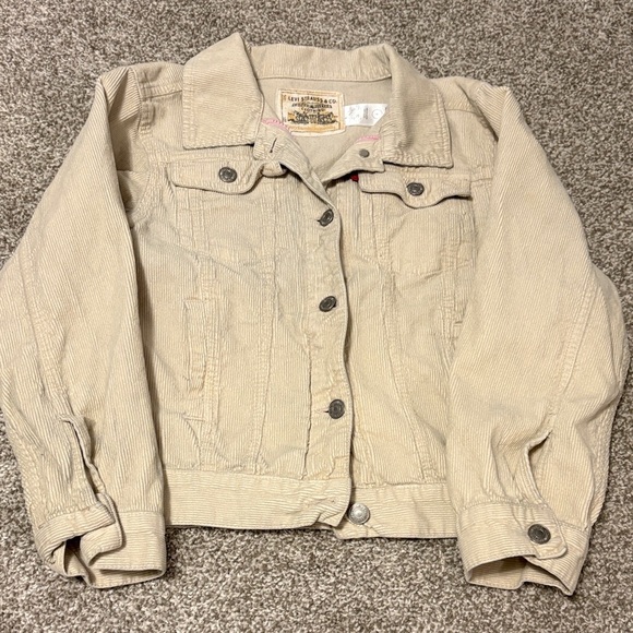 Levi's Beige Corduroy Jean Jacket - Picture 1 of 4